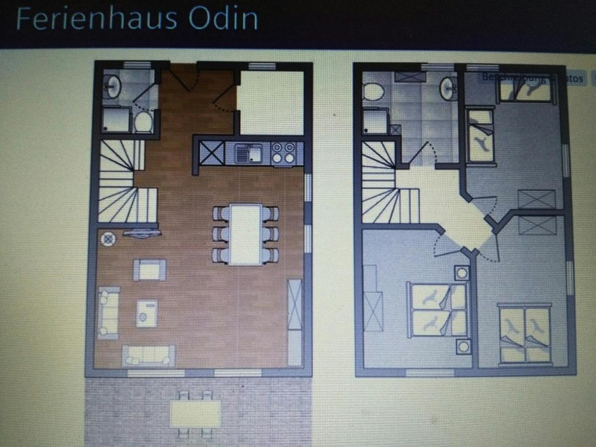 Ostseehaus Odin Doppelhaushaelfte Вик Экстерьер фото